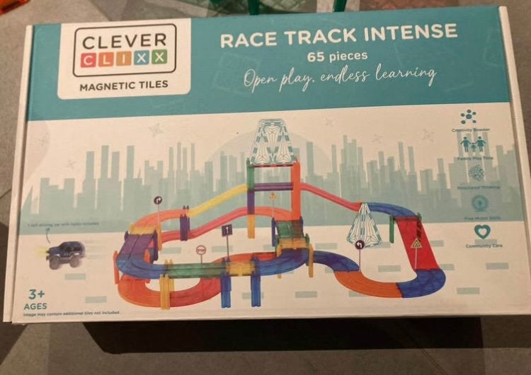 Cleverclixx - race track intense - 65 stuks, Ophalen, Zo goed als nieuw
