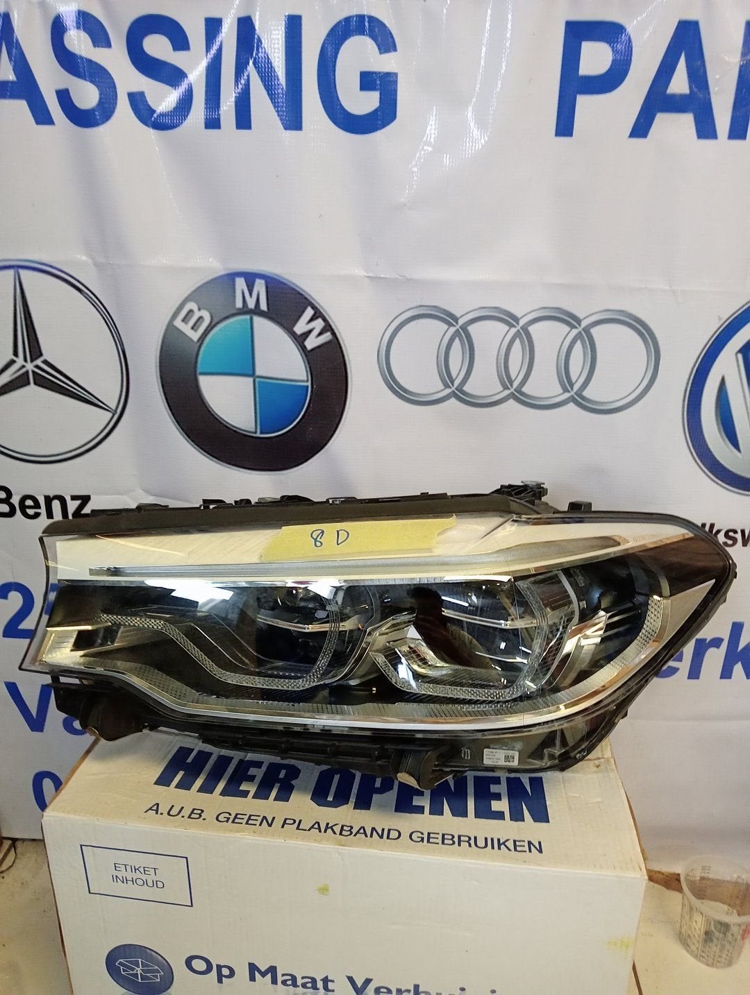 Koplamp BMW 5 Serie G30 G31 Full Led Adaptive 721496103 Link, -, Utilisé, -, Enlèvement ou Envoi