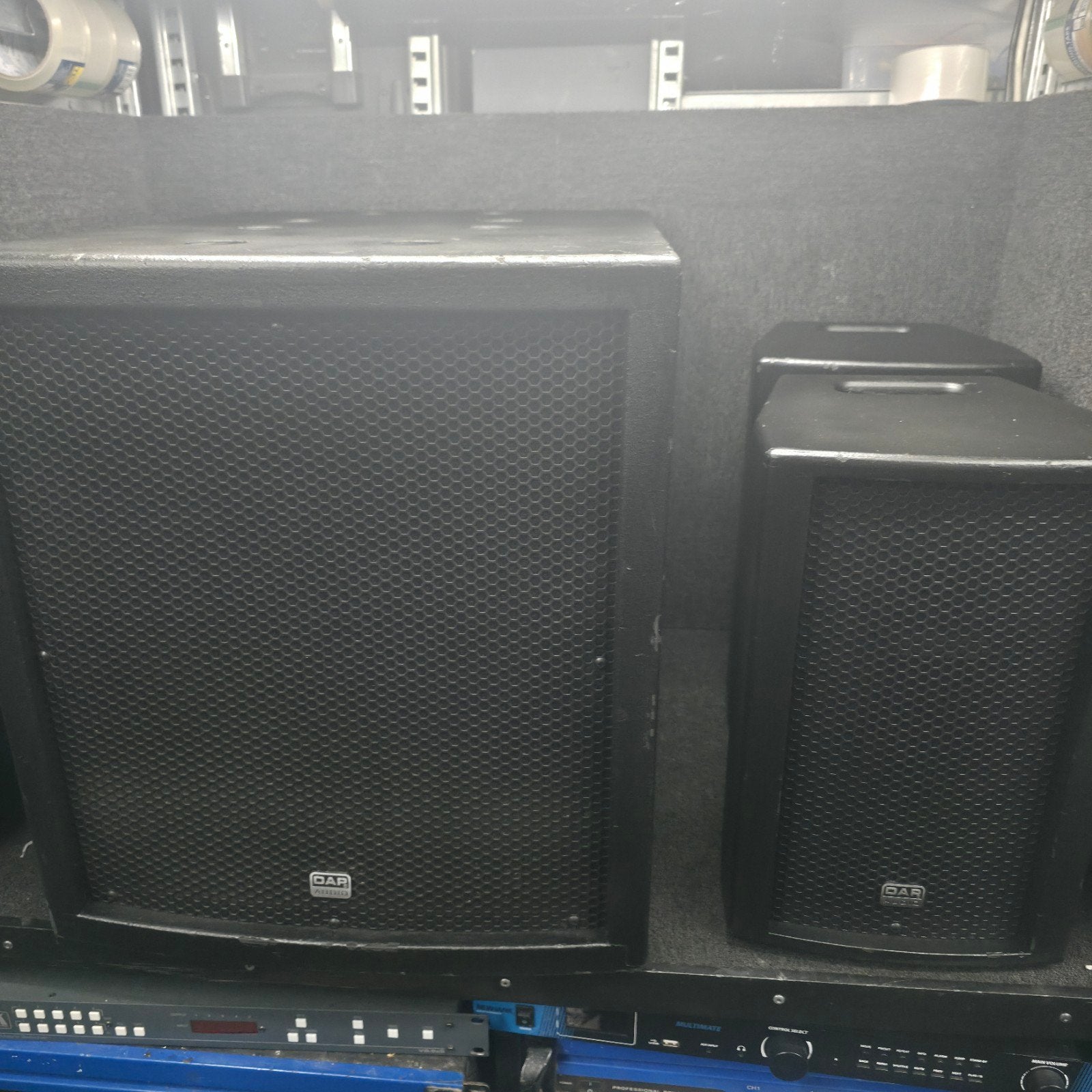 DAP CLUBMATE 1   actieve  sub  + tops  speaker set, Enlèvement, Kit d'enceintes