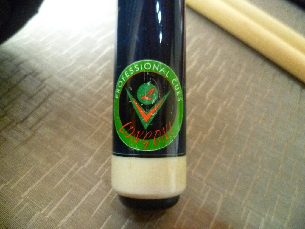 Professional Biljartkeu Longoni *** met 2 flensen met .., Ophalen of Verzenden, Zo goed als nieuw, Keu of Ballen