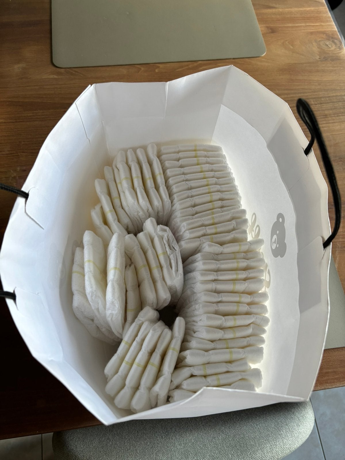 Luiers kruidvat 1, Ophalen