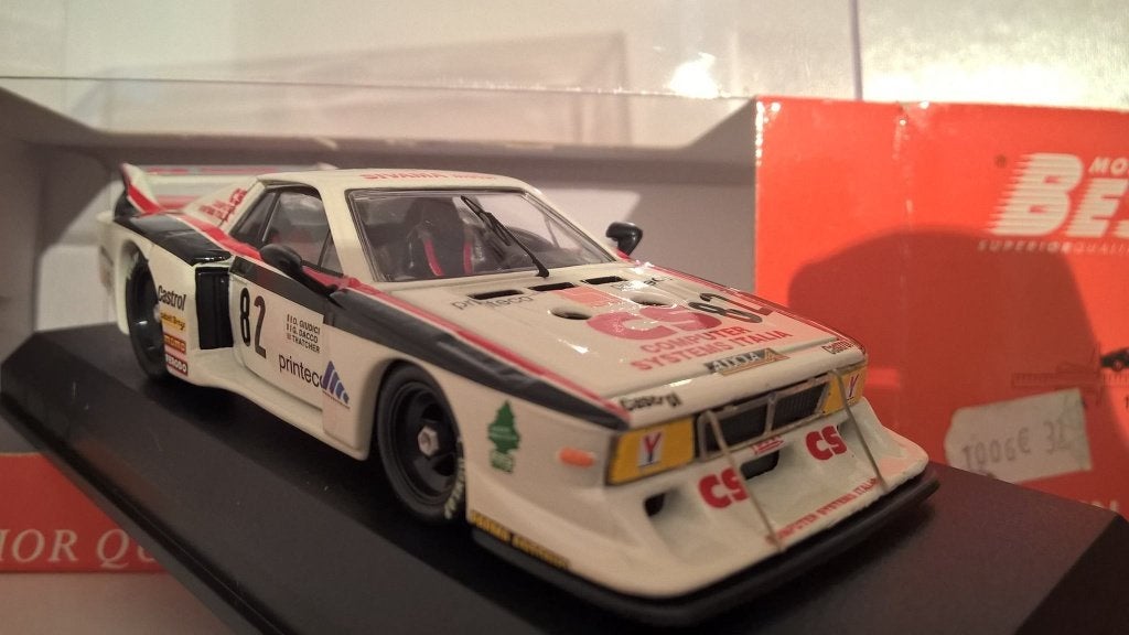 1/43 Lancia Beta Montecarlo Turbo Gr.5 1000 km Monza 1982, Enlèvement ou Envoi, Comme neuf, Voiture, Autres marques