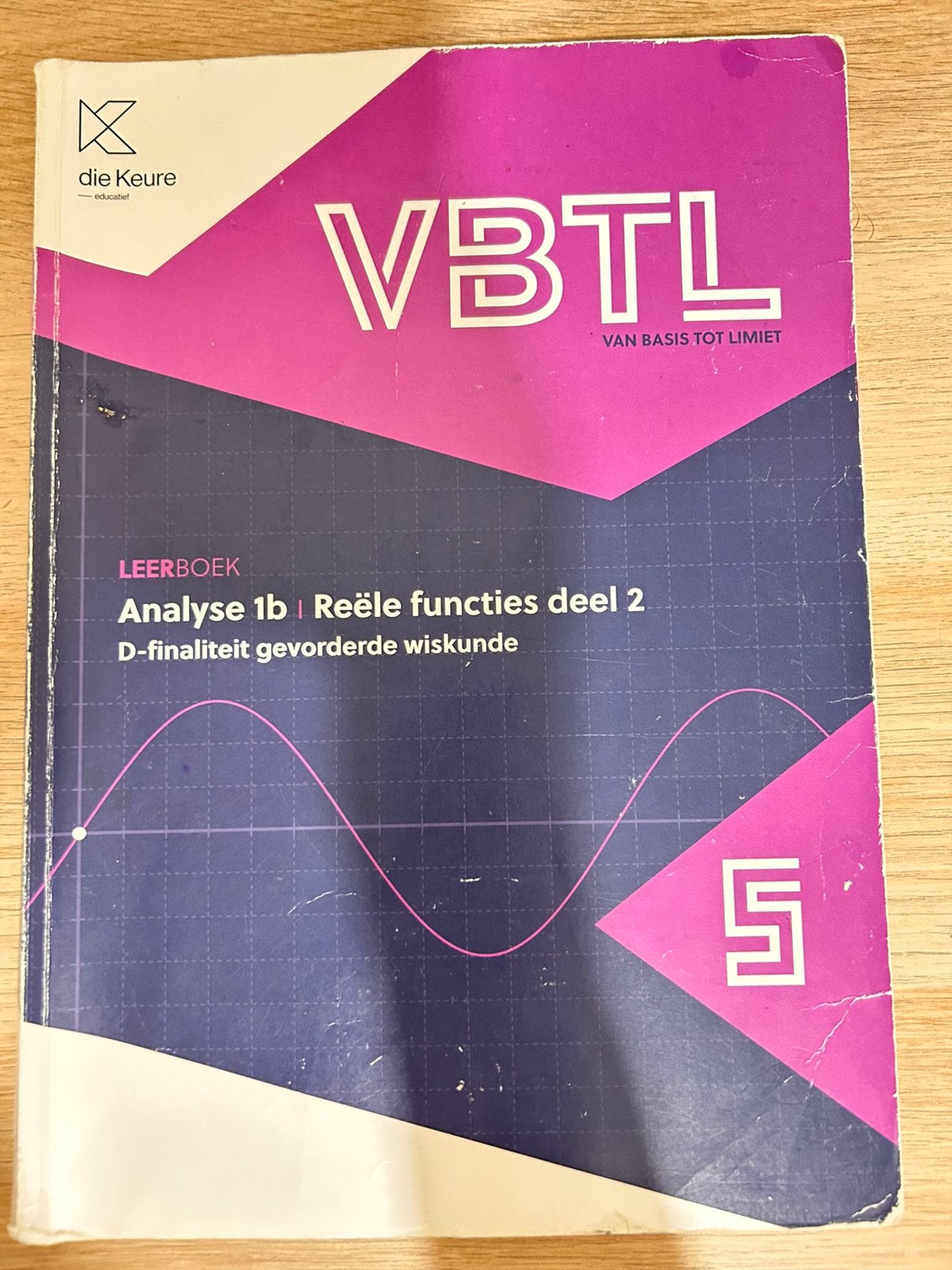 Leerboek Analyse 1b_ Reële functies deel 2, Ophalen of Verzenden, Zo goed als nieuw