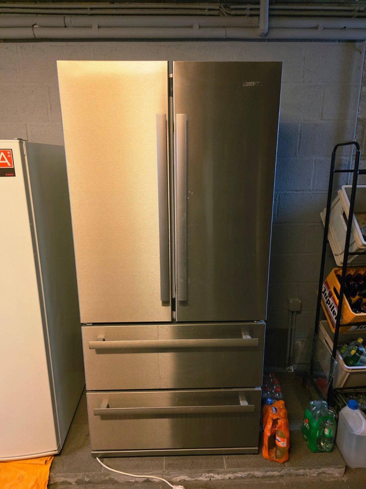 BEKO GNE60021X Amerikaanse koelkast met meerdere deuren, Elektronische apparatuur, Koelkasten en IJskasten