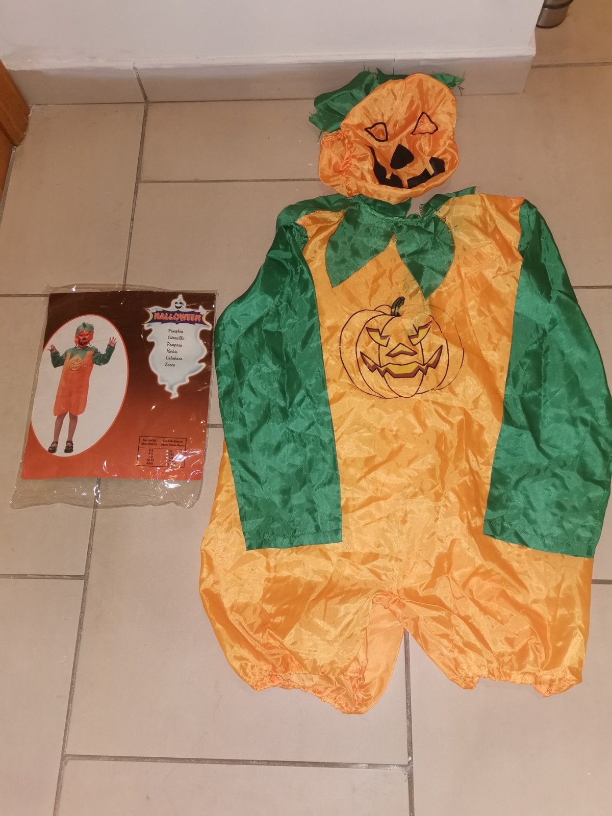 Déguisement Citrouille Halloween Taille 146, Enlèvement ou Envoi