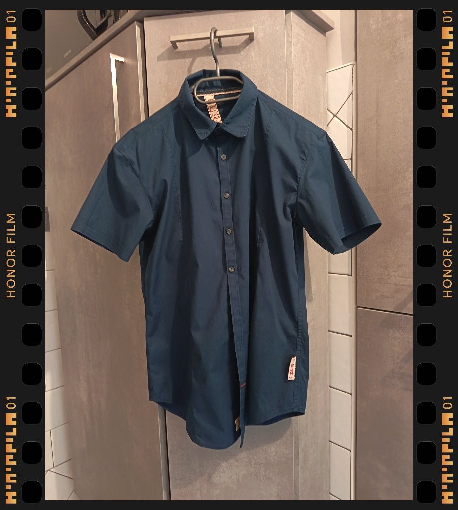 GURU M blauw SHIRT, Ophalen of Verzenden, Zo goed als nieuw, Blauw, GURU