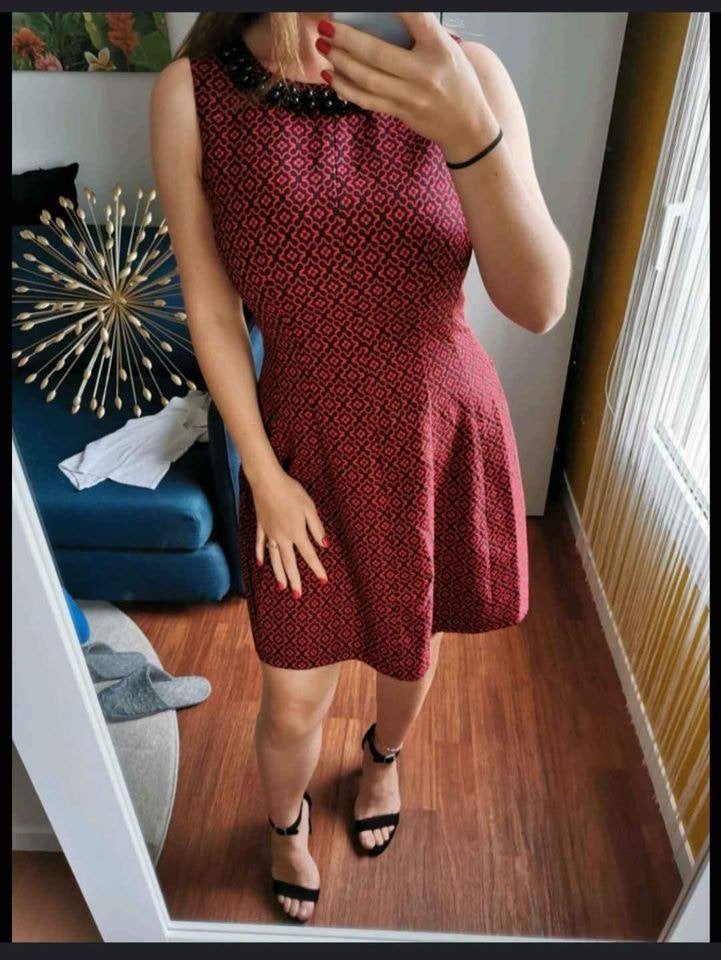 Morgan, jurk met zwarte parels, 36, Vêtements | Femmes, Robes, Enlèvement ou Envoi, Comme neuf, Taille 36 (S), Au-dessus du genou
