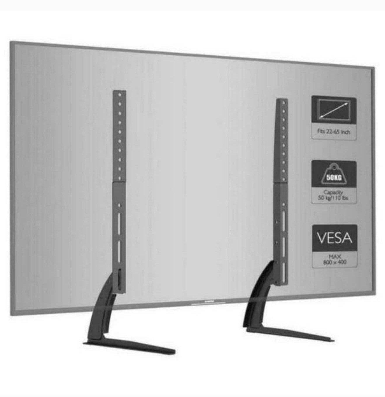 Base de table et de bureau BONTEC, meuble TV 22 à 65 pouces, TV, Hi-fi & Vidéo, Enlèvement ou Envoi, Neuf