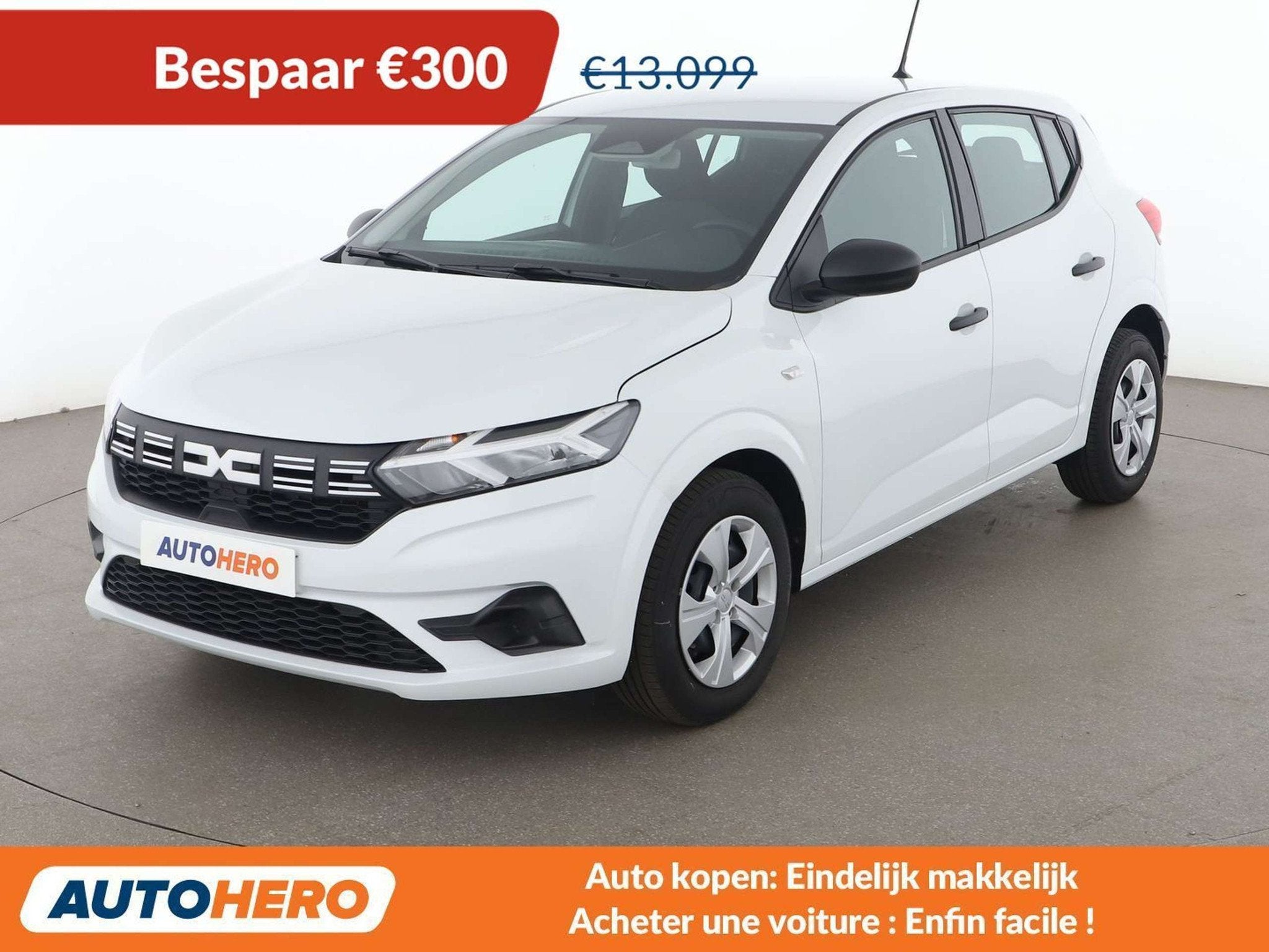 Dacia Sandero 1.0 TCe Essential (bj 2024), Auto's, Voorwielaandrijving, Stof, Gebruikt, 91 pk
