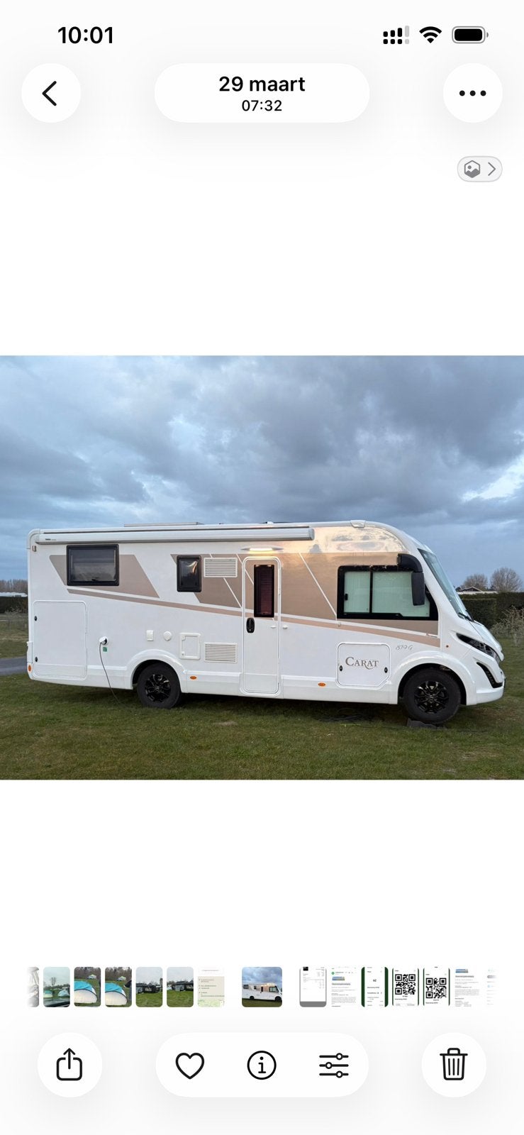 Carat 879., Caravans en Kamperen, Integraal, Fiat, Afzuigkap, Particulier