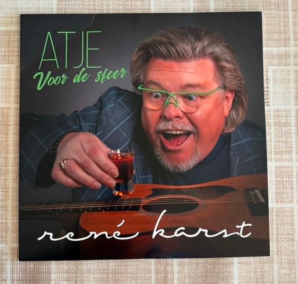 Rene Karst - Atje Voor De Sfeer (Neon Green Vinyl) (SV), CD & DVD, Vinyles | Néerlandophone, Enlèvement ou Envoi, 7 inch, Comme neuf
