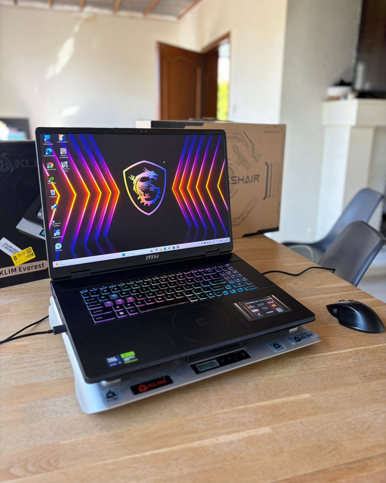 MSI Crosshair 18" QHD+ | RTX 5070 | 64GB DDR5 | 4TB SSD, Computers en Software, Windows Laptops, Ophalen, 64 GB of meer, Met videokaart