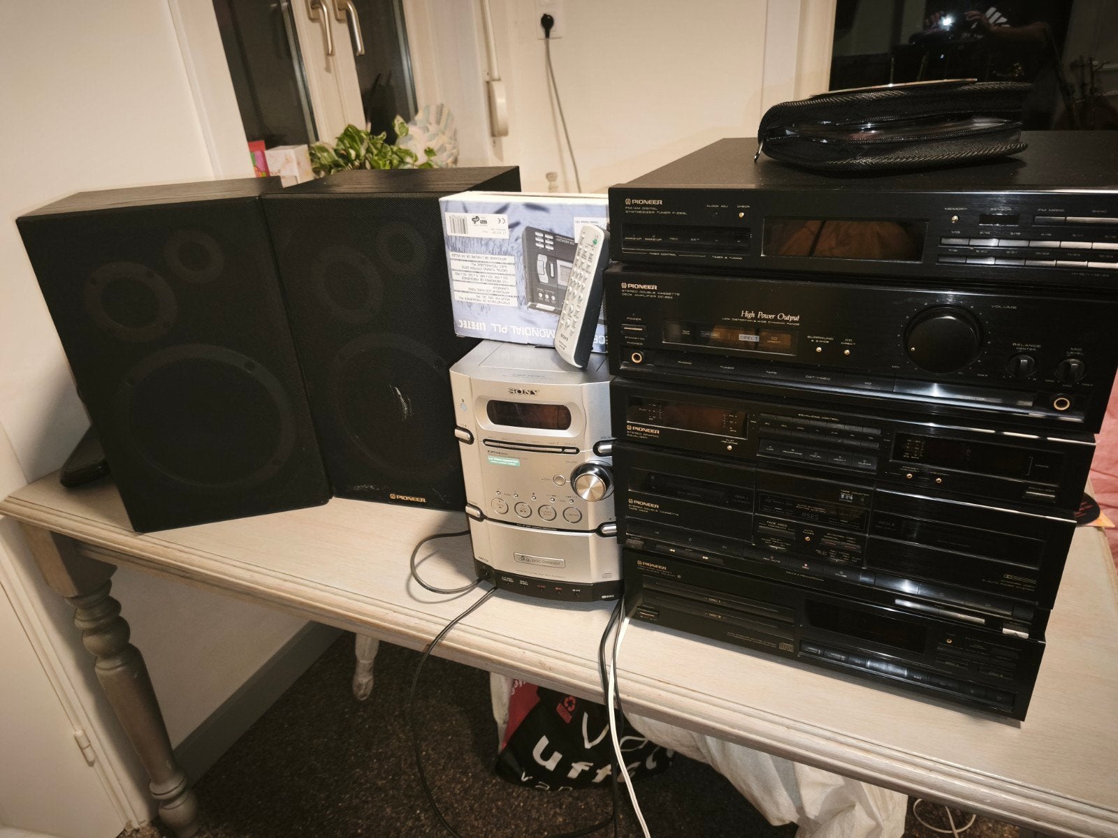 Grote audioconset: Pioneer Hi-Fi set + Sony ketting, Audio, Tv en Foto, Ophalen of Verzenden, Cd-speler, Sony