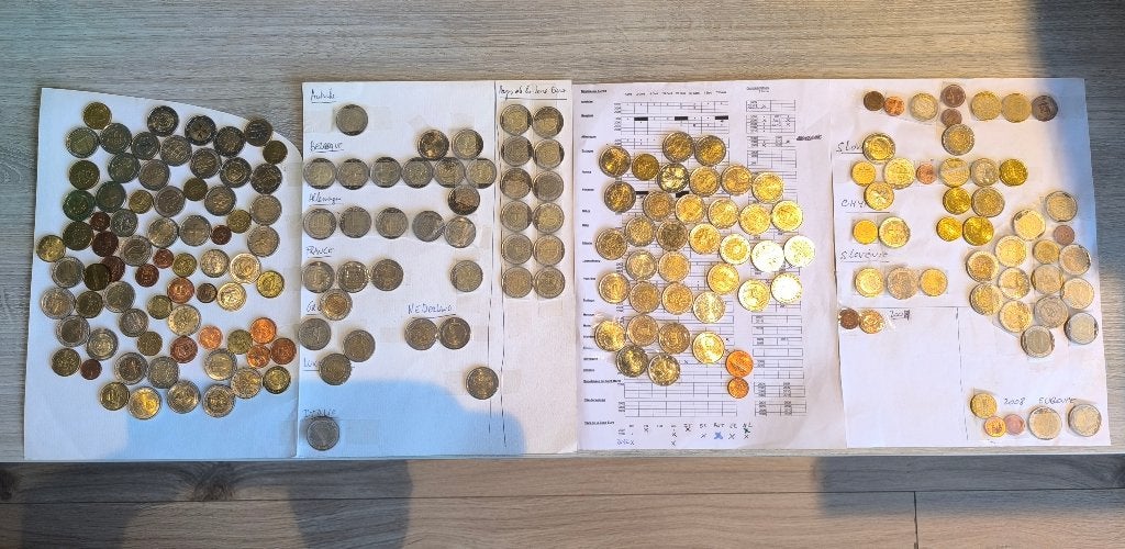 Verzamelingen van euromunten, Verzamelen, Ophalen
