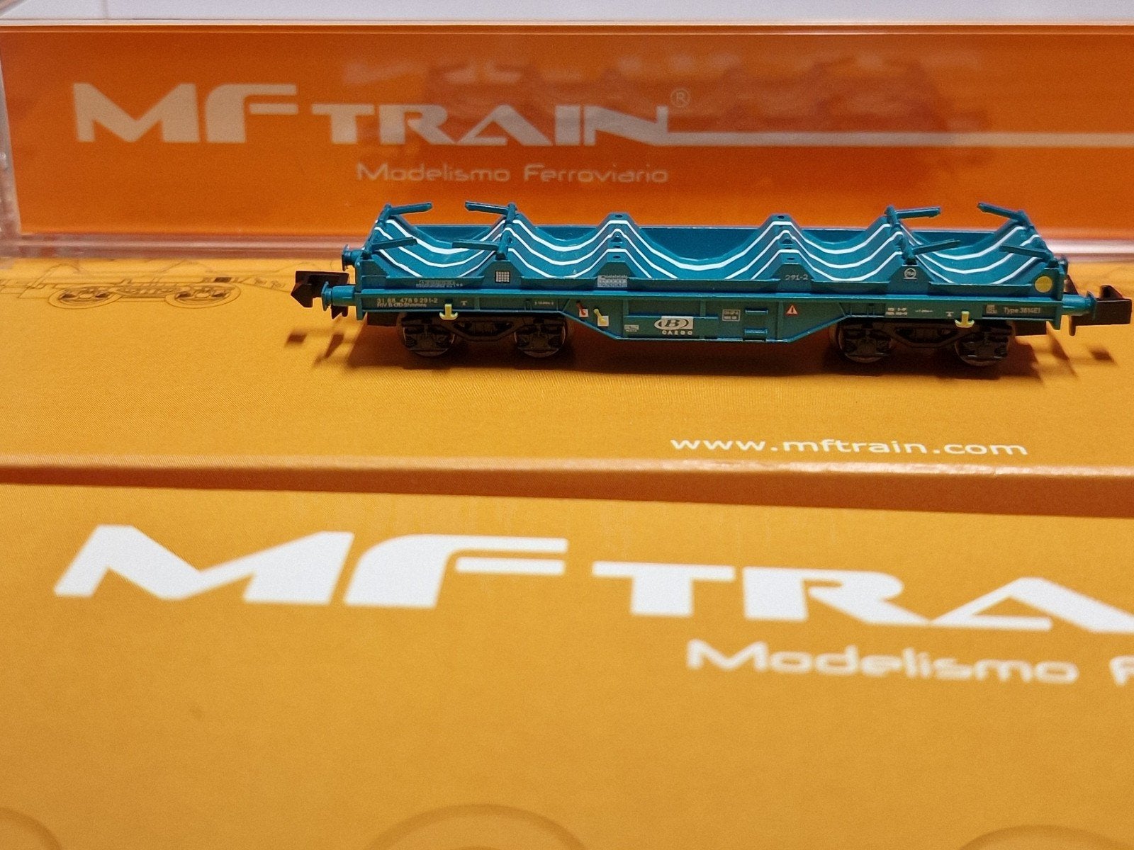 WAGON SNCB NMBS AVEC BOBINES D'ACIER, Hobby & Loisirs créatifs, Trains miniatures | Échelle N, Enlèvement ou Envoi, Wagon
