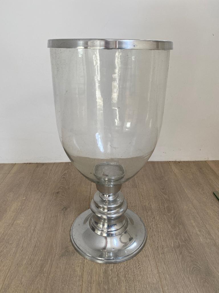 Glazen stolp voor kaars, Ophalen, Overige materialen, Overige kleuren, 50 tot 75 cm