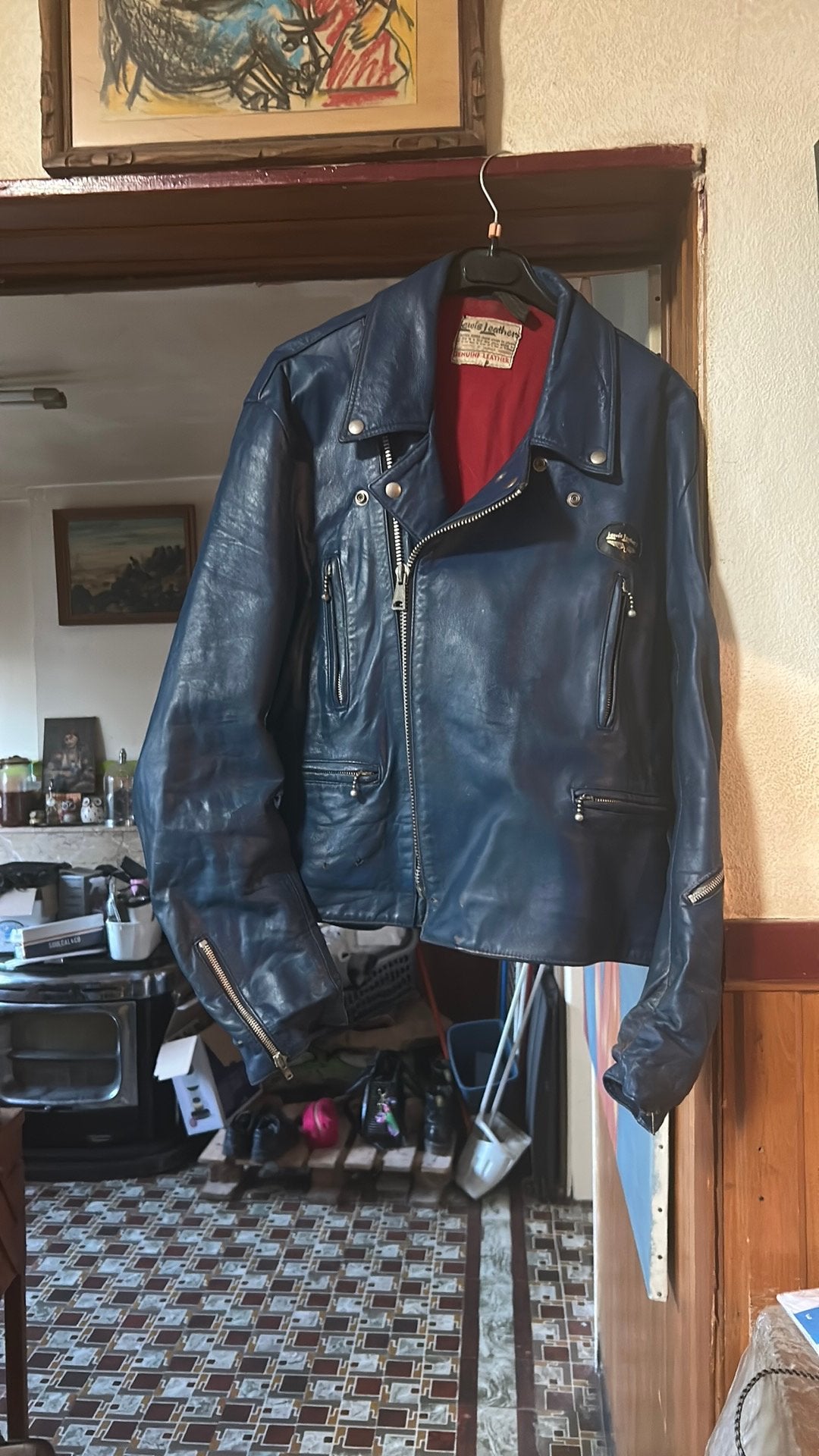 veste d’aviation,  des années 60 Levis édition limitée, Motoren, Kleding | Motorkleding, Ophalen, Tweedehands, Dames, Jas | leer