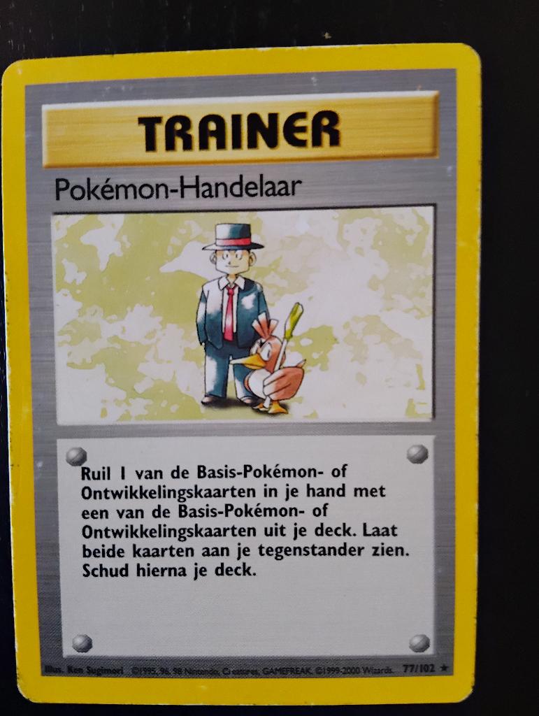 Pokémon-Handelaar (Marchand de Pokémon) (Rare Pokémon 1995), Enlèvement ou Envoi, Utilisé, Cartes en vrac