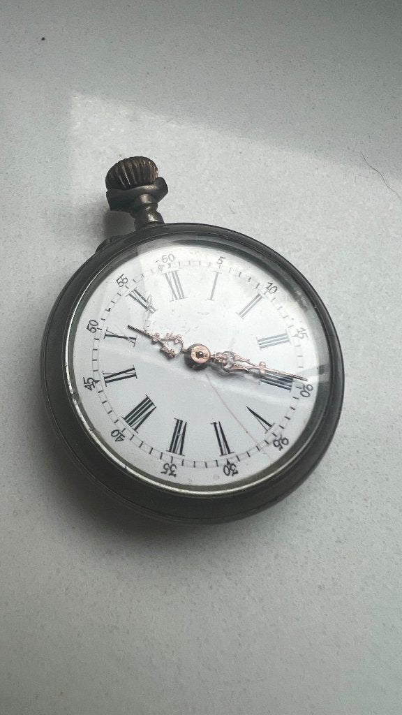 Zilveren zakhorloge 1890-1915, Ophalen of Verzenden, Zilver, Zakhorloge