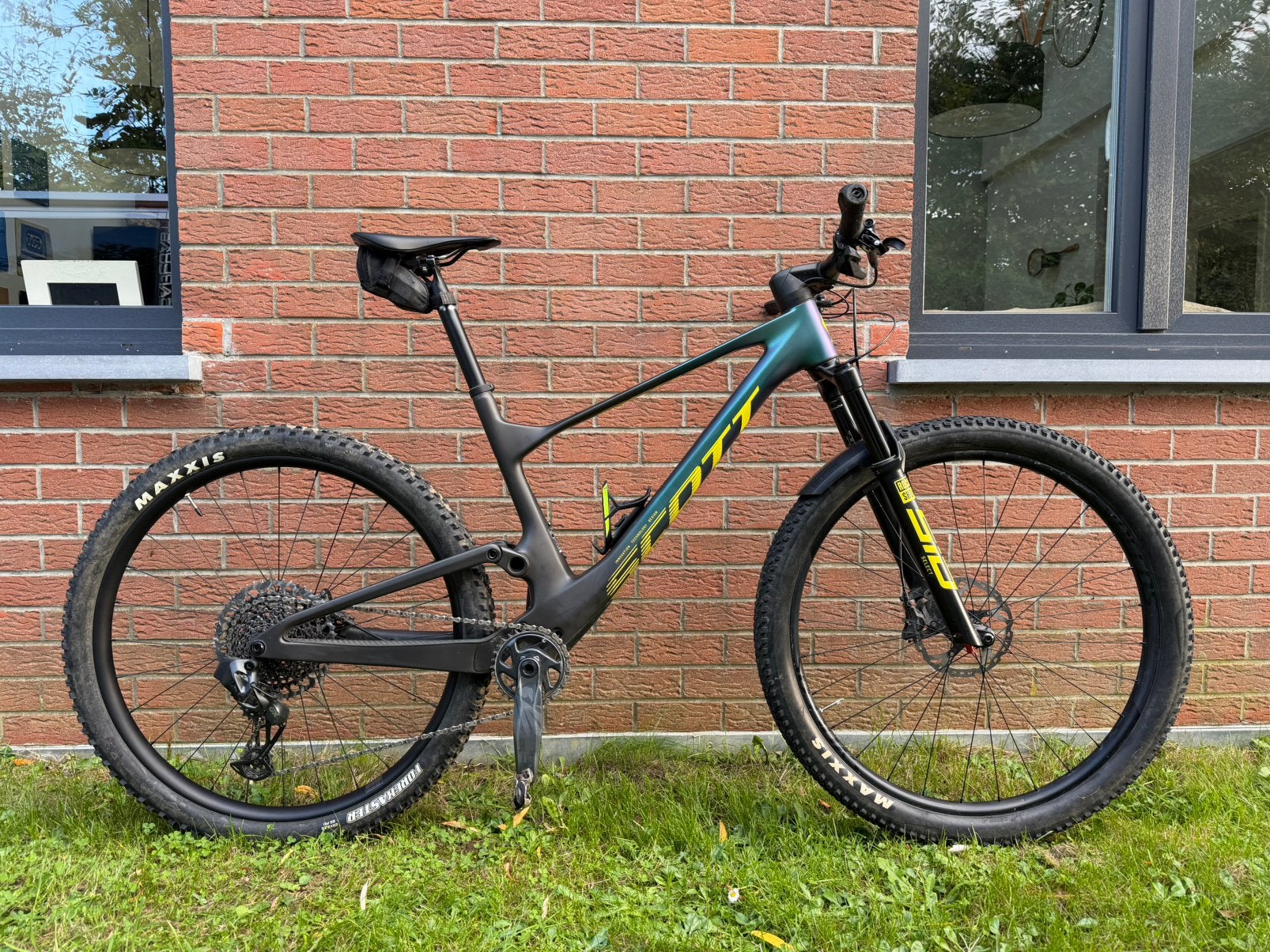 Scott Spark RC Team Issue AXS — Carbon — Maat L- €2.200, Fietsen en Brommers, Fully, Ophalen, Gebruikt, Schijfrem