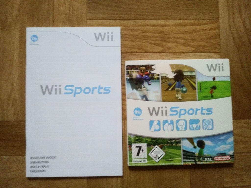 Wii Sports, karton cover met handleiding, spel voor de Wii, Games en Spelcomputers, Games | Nintendo Wii, Ophalen of Verzenden