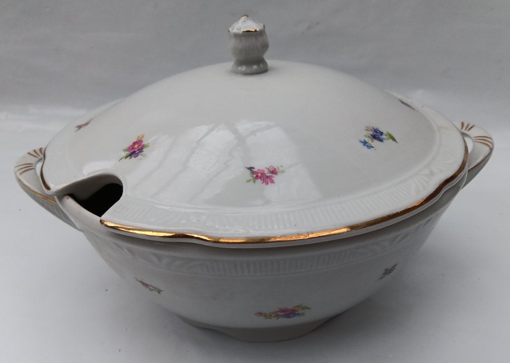 Antiek Eetservies Chodziez - 12 personen, Antiek en Kunst, Ophalen