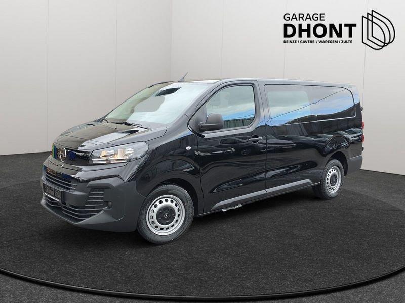 Opel Vivaro L3 Dubbele Cabine - 2.2 Diesel - Manueel - 150PK, Voorwielaandrijving, Vivaro, 4 cilinders, Zwart