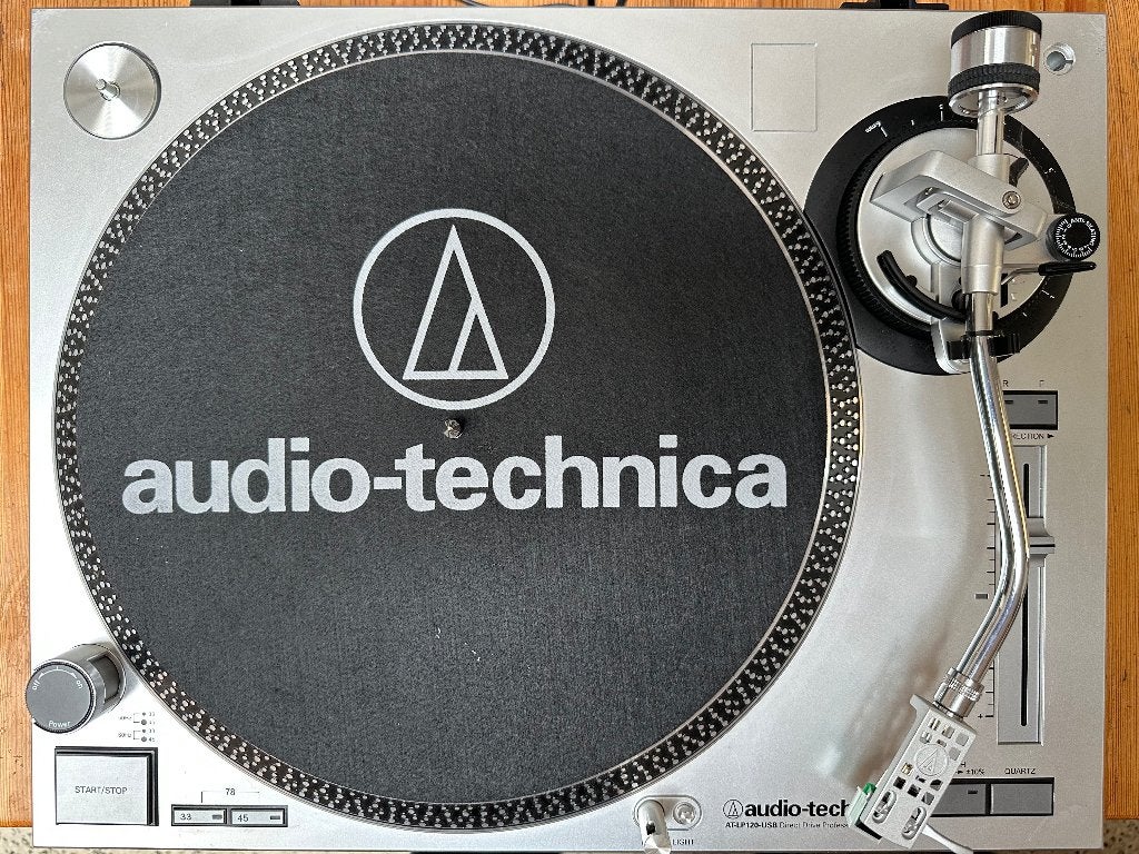 Audio Technica AT-LP120 USB, Audio, Tv en Foto, Platenspelers, Zo goed als nieuw, Platenspeler, Overige merken, Pitch-regelaar