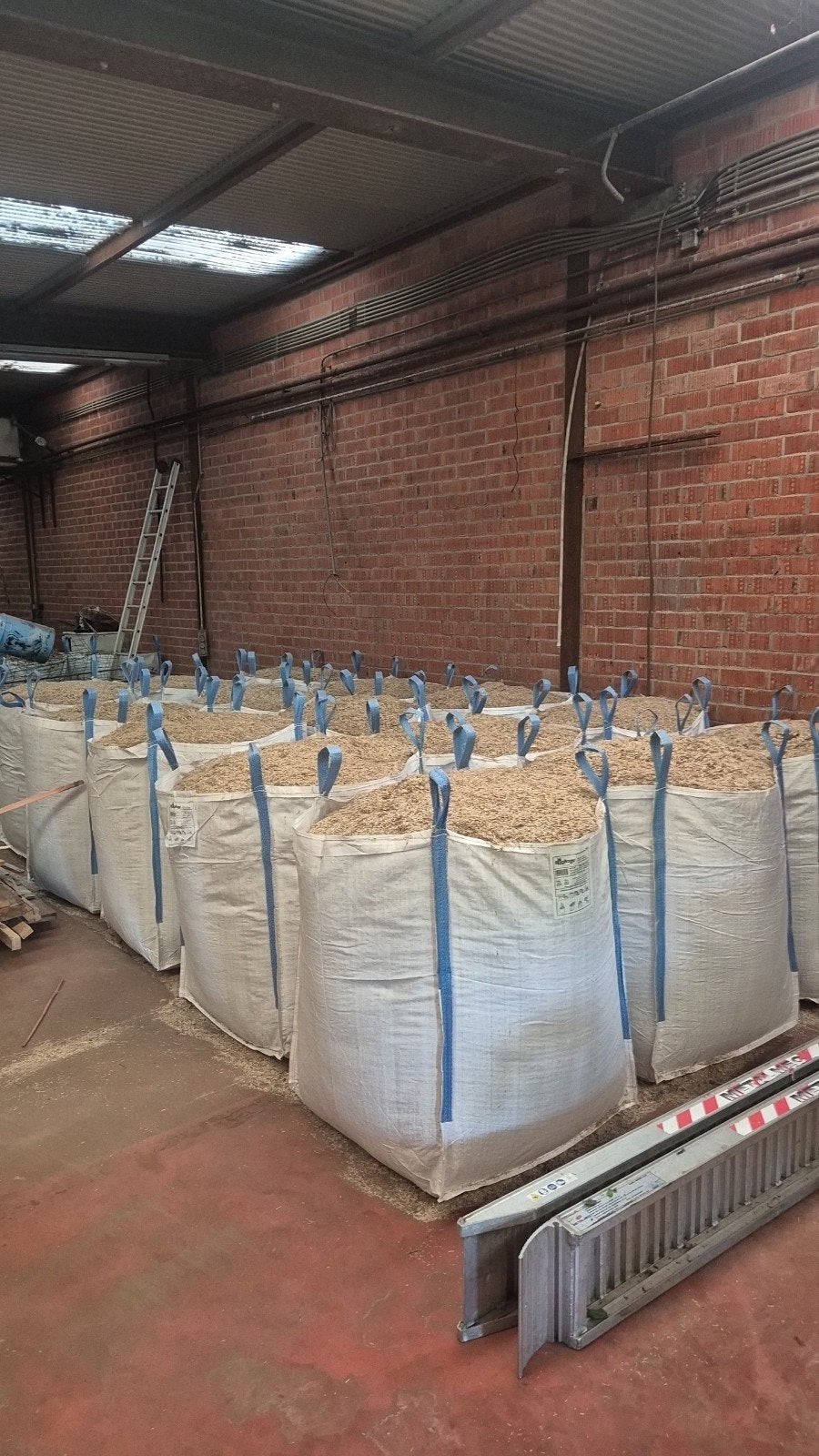 vlaslemen in bigbags ideaal stalstrooisel, Tuin en Terras, Ophalen
