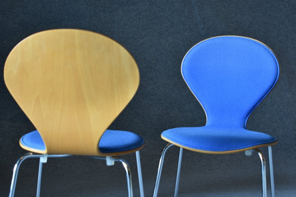 4 chaises Rondo Design danoises — Erik Jørgensen (mars 1996), Maison & Meubles, Enlèvement, Comme neuf