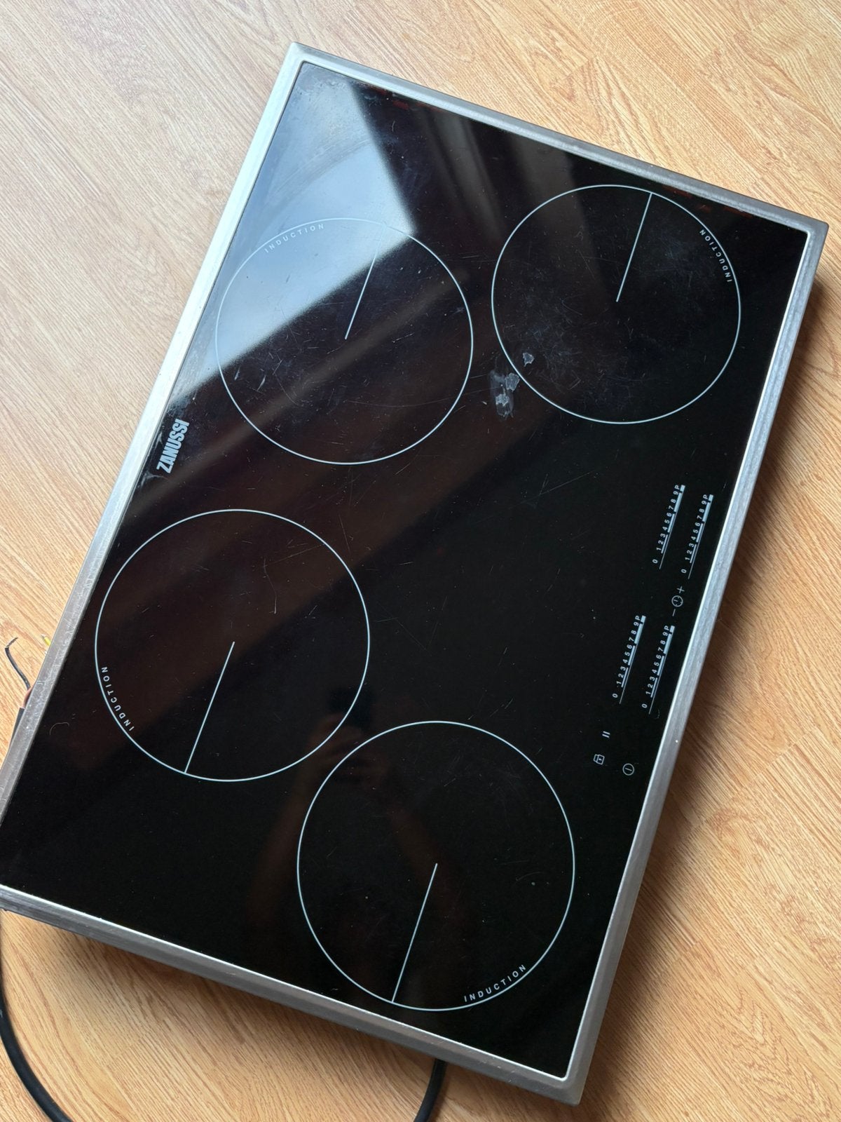 4-zone Zanussi inductiekookplaat, Electroménager, Enlèvement, Utilisé