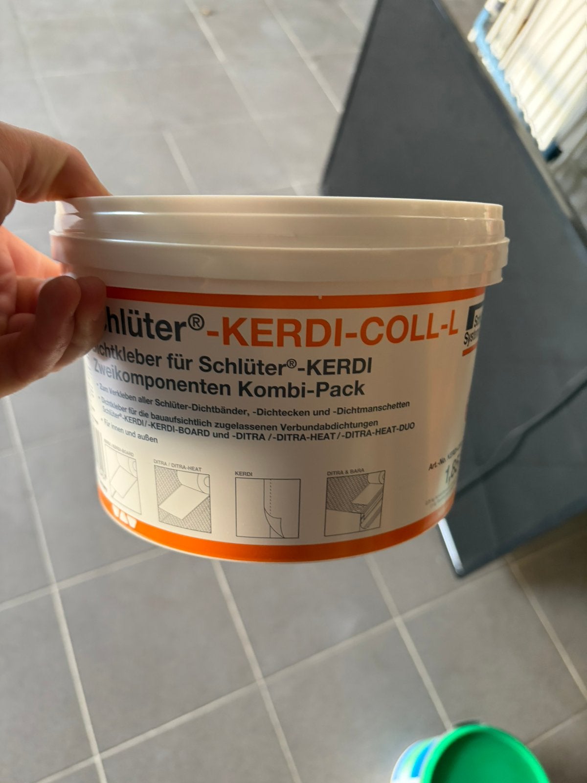 Chou Kerdi non utilisé + surplus de kerdi, Enlèvement, Neuf