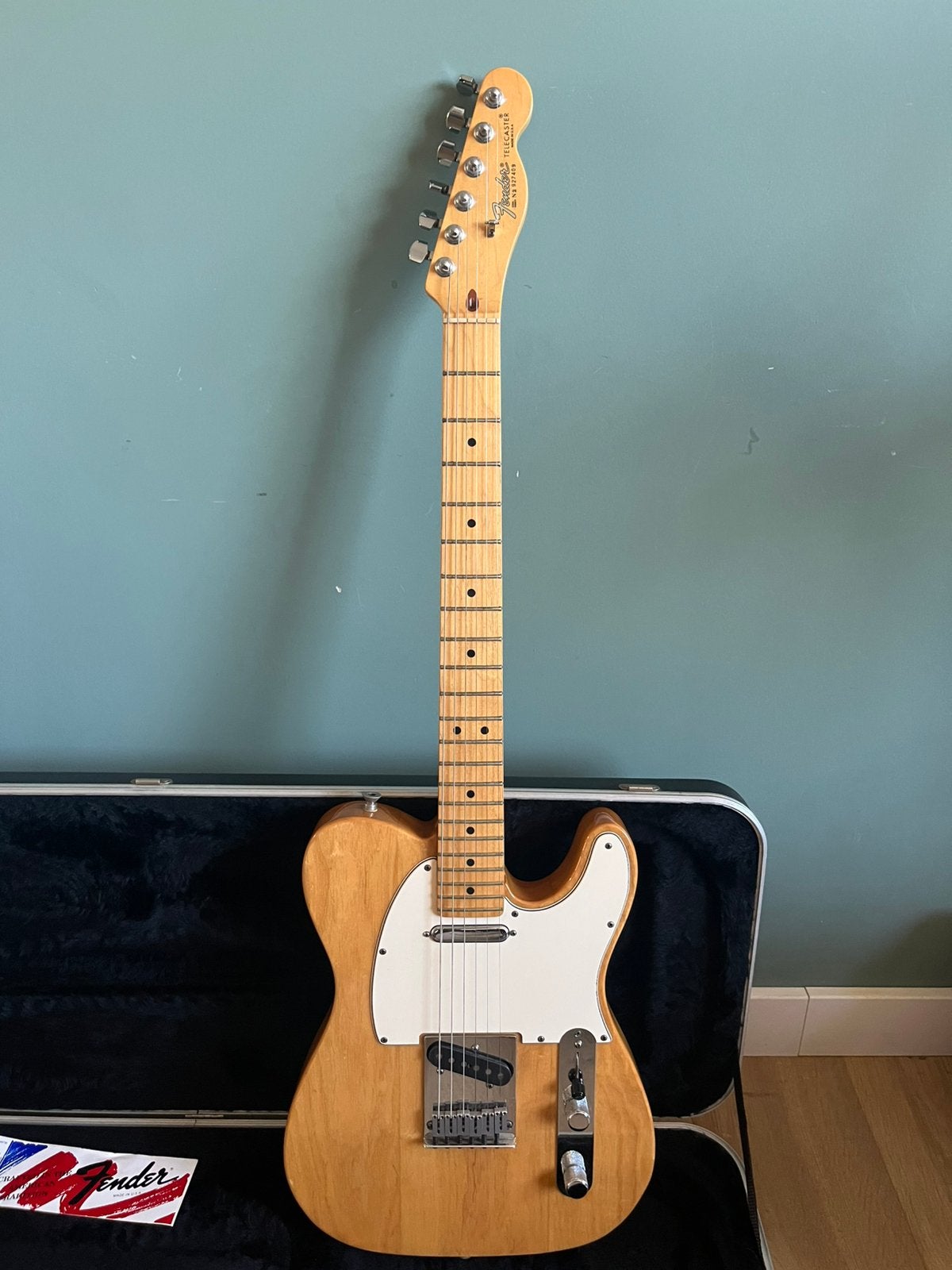 Fender American Standard Telecaster early 90s + orig case, Musique & Instruments, Enlèvement, Utilisé, Fender
