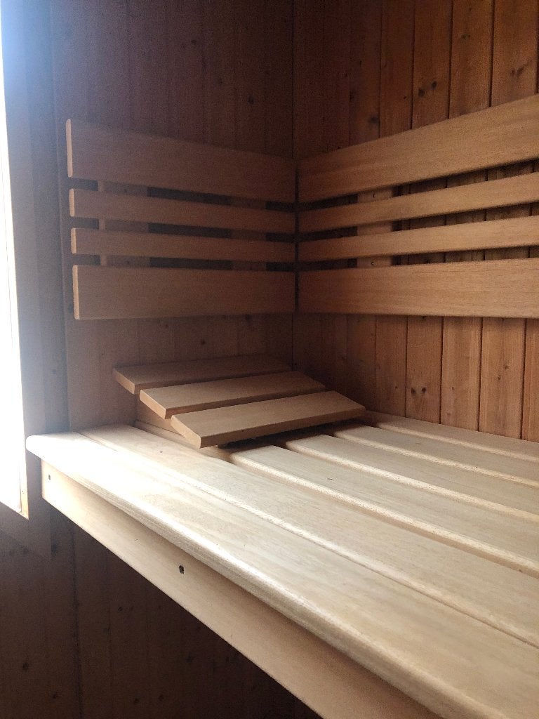 Kwalitatieve sauna voor drie personen, Ophalen, Gebruikt, Fins of Traditioneel, Complete sauna