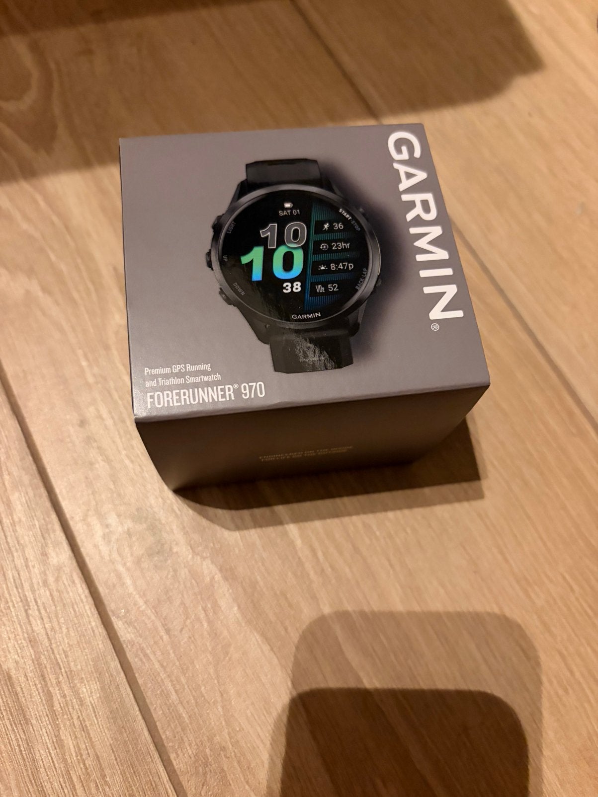Garmin Forerunner 970 état vitrine, Étanche, Niveau de stress, Comme neuf, Enlèvement