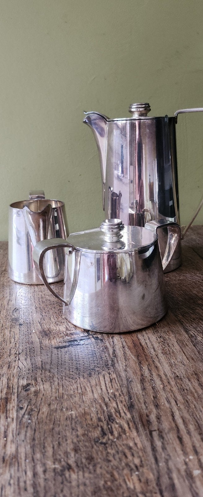 verzilverd koffie service, Antiek en Kunst, Ophalen