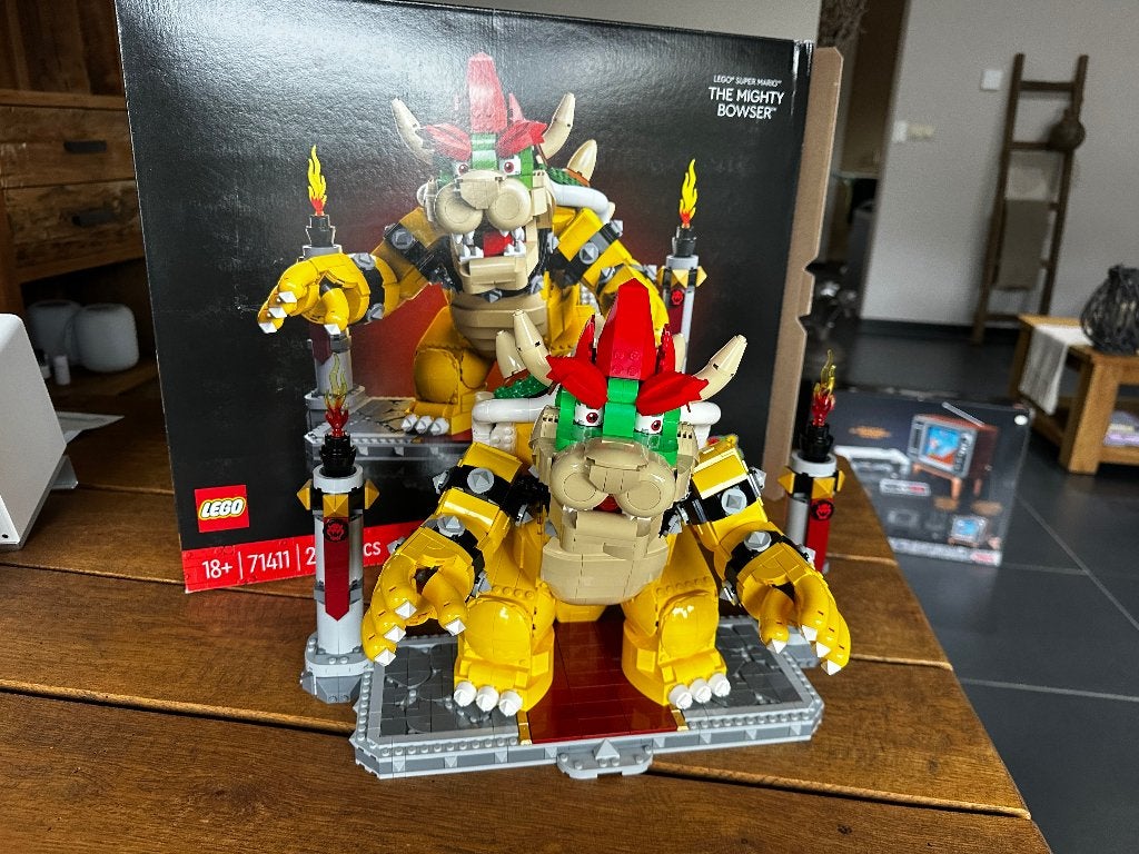 Lego 71411 Machtige Bowser, Kinderen en Baby's, Lego, Ophalen of Verzenden, Zo goed als nieuw, Compleet