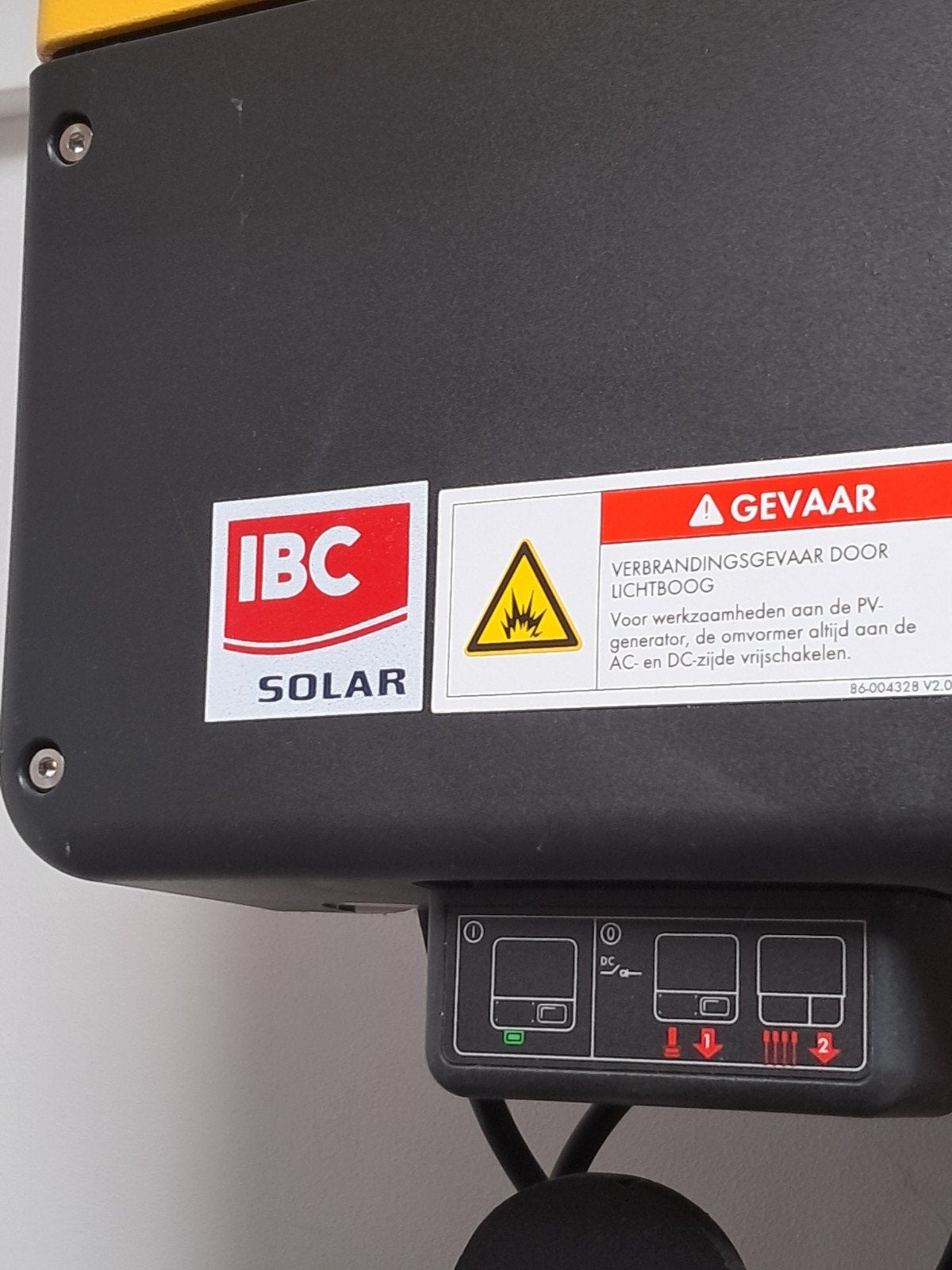 12 zonnepanelen incl.omvormer, Enlèvement, Panneau