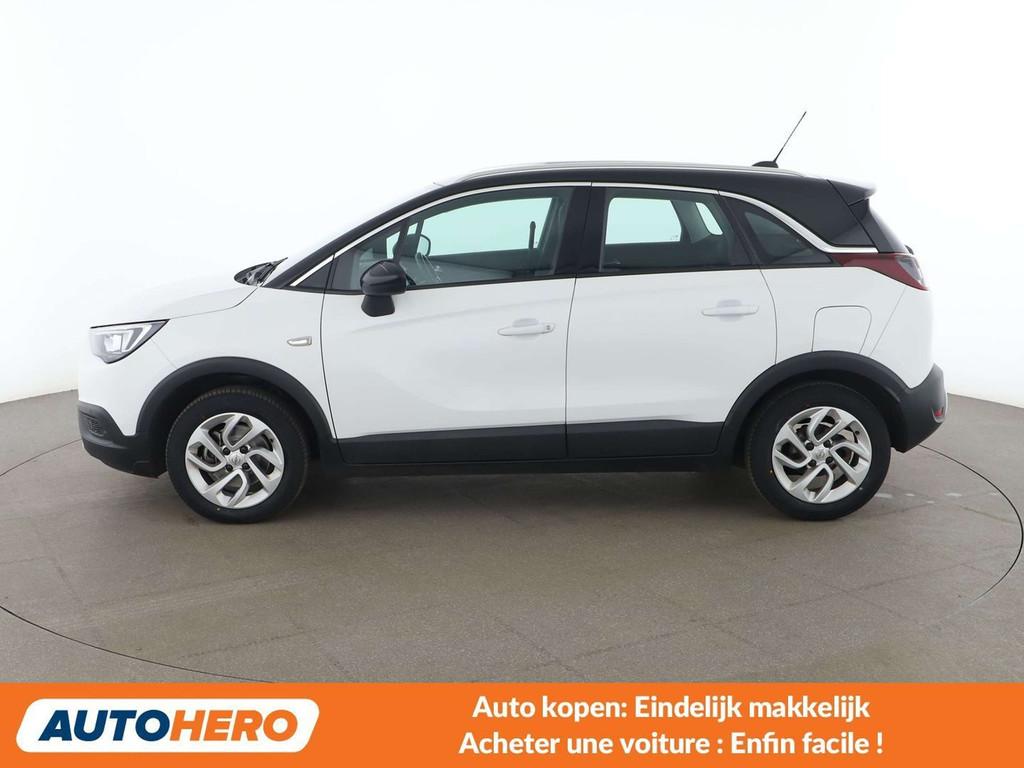 Opel Crossland X 1.2 Turbo INNOVATION (bj 2019, automaat), Auto's, USB, Gebruikt, 1199 cc, Wit