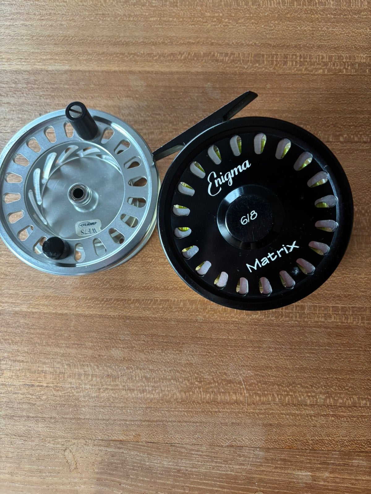 Enigma Matrix 6/8 Vliegvisreel + spoel !, Watersport en Boten, Ophalen of Verzenden, Zo goed als nieuw
