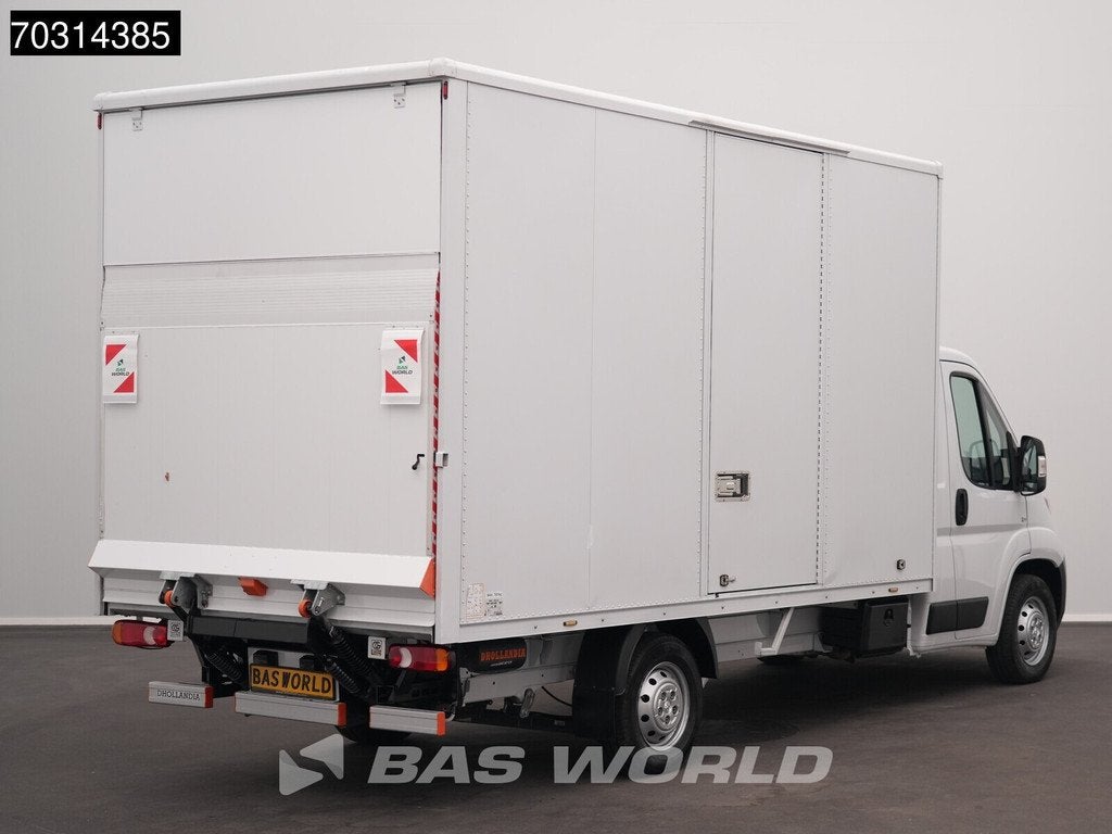 Peugeot Boxer 140PK Laadklep D'Hollandia Zijdeur Bakwwagen A, Auto's, Stof, Gebruikt, Euro 6, 4 cilinders
