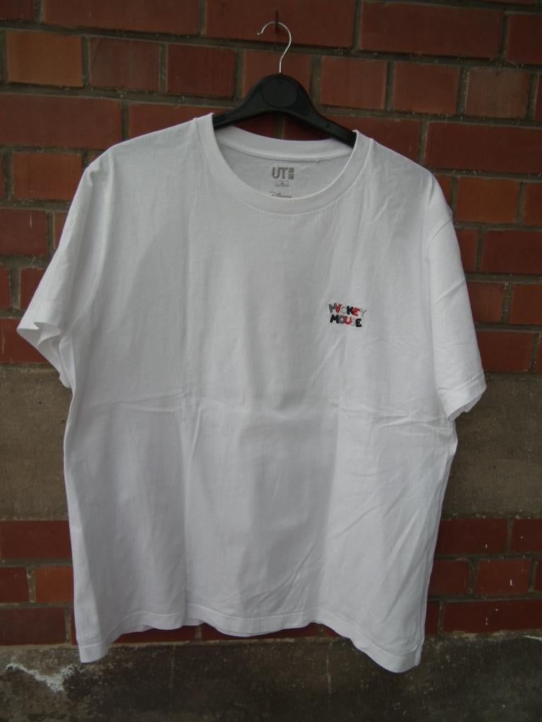 Disney Mickey Mouse t-shirt wit (UT) maat XL, Verzenden, Wit, Autres, Maat 56/58 (XL)