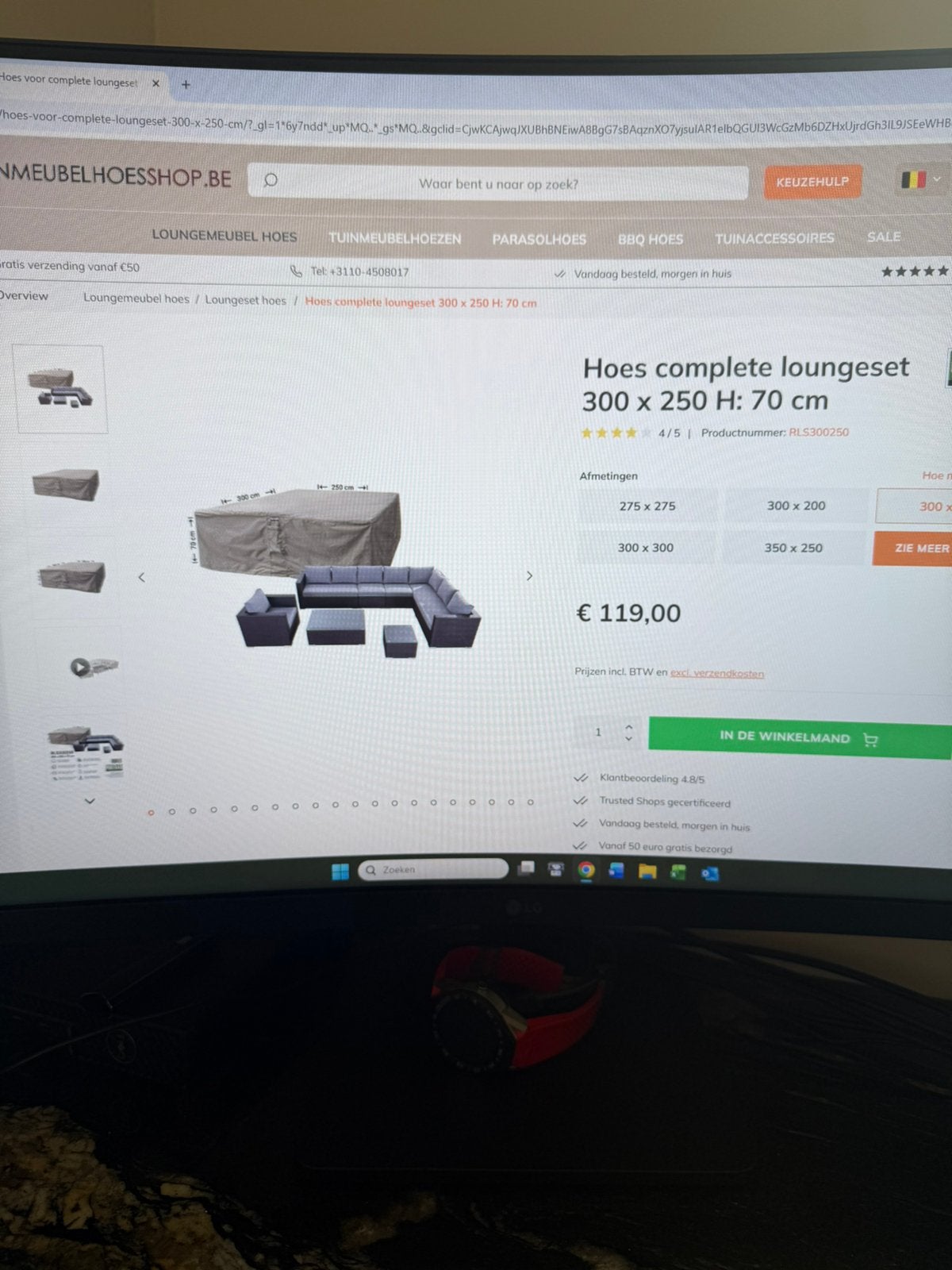 Tuinset hoes, Ophalen, Zo goed als nieuw, Tuinset