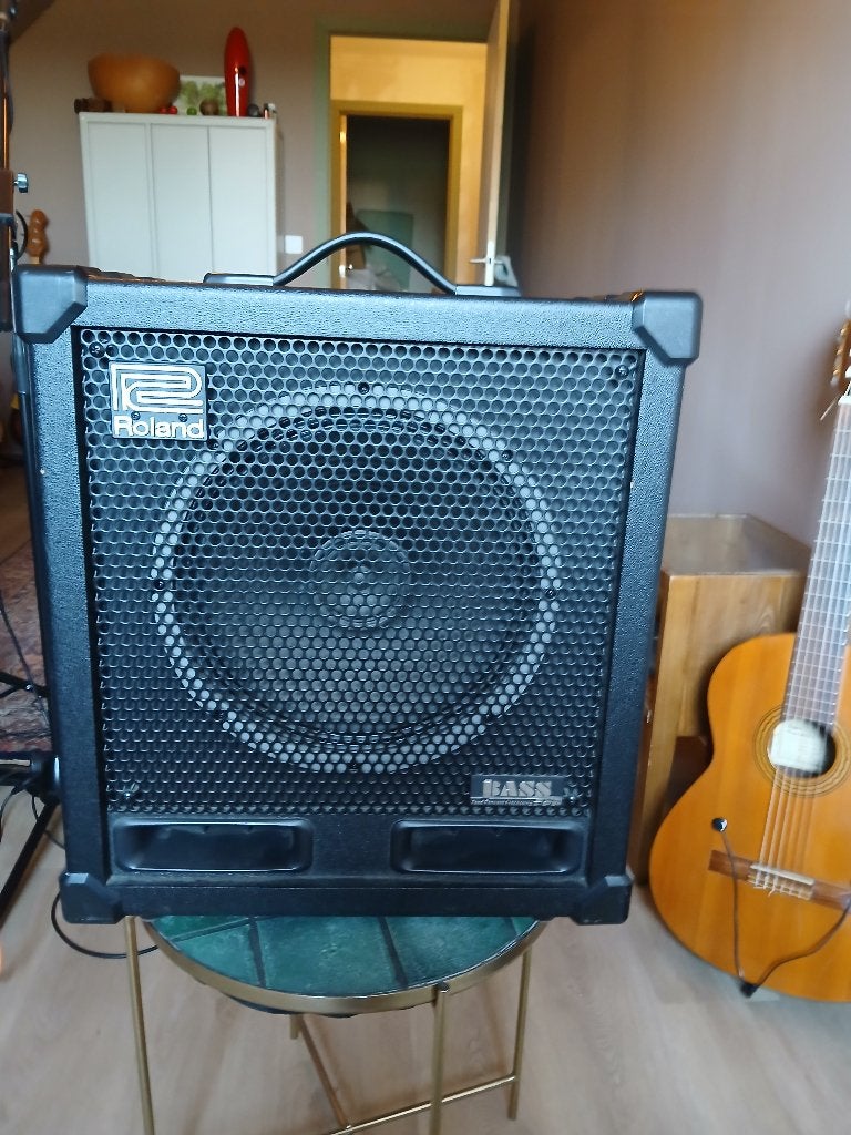te koop combo basversterker roland cube 120XL, Musique & Instruments, Enlèvement, Comme neuf, Guitare basse, 100 watts ou plus