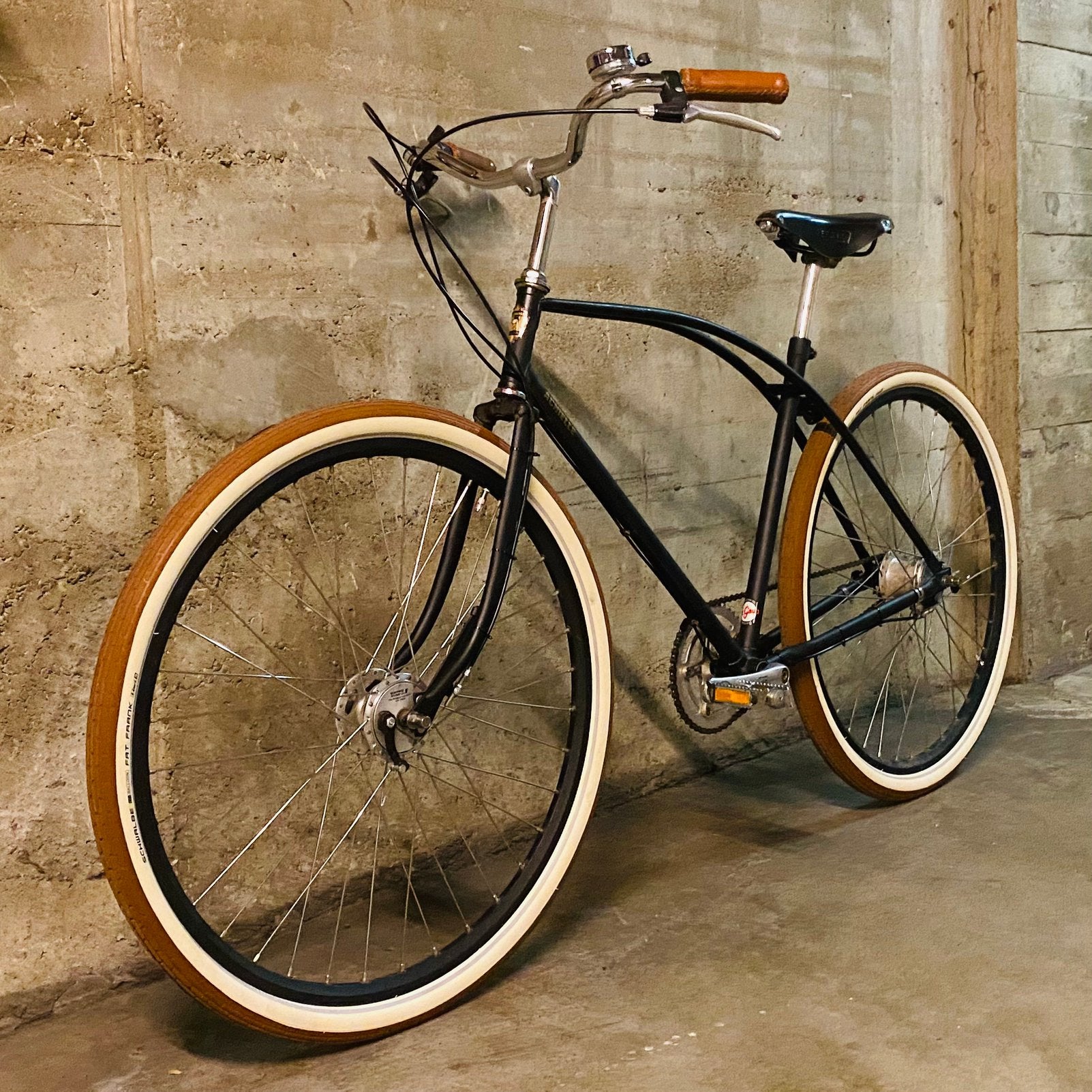Achielle Omer fiets — Brooks zadel — Sturmey Archer naven, Ophalen, Gebruikt, Staal, Cruiser