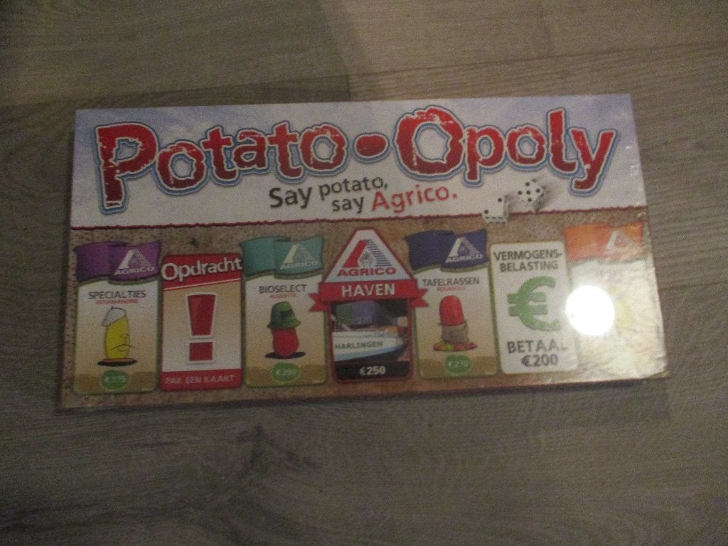 bordspel seal Monopoly Potato Potatoe Monopolie Potato-opoly, Hobby en Vrije tijd, Gezelschapsspellen | Bordspellen, Nieuw, Een of twee spelers