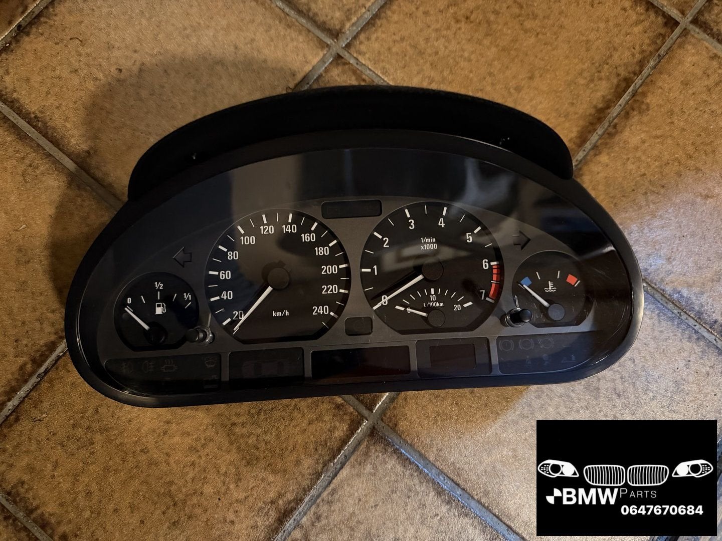 Tacho tellerhuis Bmw 3-Serie E46 6 cilinder automaat, Auto-onderdelen, Dashboard en Schakelaars, BMW, Gebruikt, Herkomst onderdeel bekend