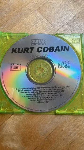CD NIRVANA GUITAR PART, CD & DVD, Enlèvement ou Envoi