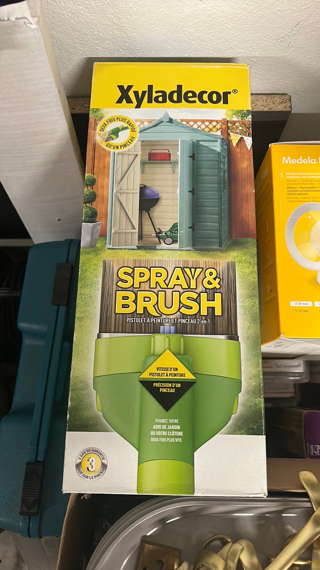 Xyladecor spray & brush 2 in 1 nieuw, Ophalen of Verzenden, Nieuw, Beits