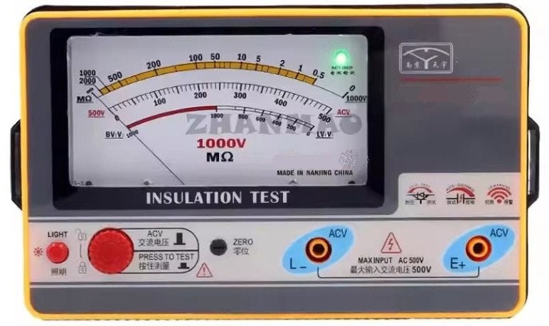 NIEUW IN DOOS Analoge isolatiemeter Megger, Doe-het-zelf en Bouw, Ophalen of Verzenden, Nieuw, Elektriciteit